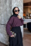 Plum Stone Detailed Shirt - 2