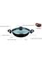 by Bajaj Electricals Sakhi Gift Set Non Stick Induction Set of Flat Tawa, Fry Pan & Kadhai with Lid (Wine) - 4