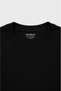 Crew Neck Regular Fit Black Men's T-Shirt - 3