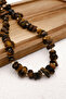 Tiger's Eye Natural Stone Necklace 40Cm+3Cm Real Natural Stone - 3