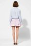Women's Striped Ruffle Detailed Mini Shorts Skirt Poplin Woven Elastic Waist Summer Collection Daily Casual - 5