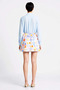 Women's Plus Size High Waist Flared Skirt with Shorts Lining Patterned Woven Fabric Mini Length Casual Comfortable - 5