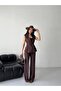 Sleeveless Double-Breasted Vest Pants Set Stylish Women's Two-Piece Set - 2