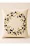 Olive Harmony 4-Piece Digital Print Polyester Kirlent Cover Set (Kr) - 4