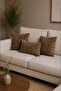 Bohemian Decorative Pillow and Cushion Cover 30X50 cm Brown Zigzag - 3