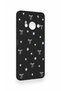 Redmi A3 Compatible Mini Bow Black Patterned Silicone Case - 3
