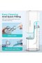 Mini T40 Portable Water Flosser for Travel, Cordless Compact Oral Irrigator for Teeth, Braces, Gums Care with 4 Jet Tips & Storable, Rechargeable, Waterproof On-the-Go Use, BPA-Free, White - 5