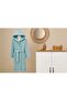 Bright Hooded Velvet Children's Bathrobe Age 7/8 - 2