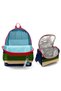 Multi-Colored Stripe Patterned Boys' Backpack and Lunchbox Set (4-Compartment Backpack) - 2