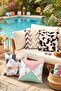 Mosaic Patterned 4-Piece Throw Pillow Cover Set