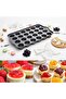 24-Cup Mini Cheesecake Pan with Removable Bottoms, Oven-Safe, Dishwasher-Safe, for Muffins, Cupcakes - 4