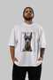 For Dog Lovers White Oversize T-Shirt with 12 Pre-Printed Dog Images 100% Cotton Unisex Dog Lover Premium Design - 6