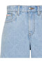90S 6 in Needlepunch Tr Women's Blue Denim Shorts - 2