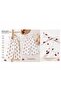 Girl's Cherry Patterned Lace-Up Jumpsuit 100% Cotton Summer Comfortable Fit - 4