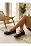 Women's Polka Dot Mary Jane Flats - Comfortable Flex Sole Buckle Shoes