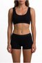 Bamboo Mini Shorts Leggings No-Show Anti-Sweat Flexible Short Leggings Daily Use