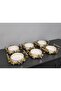 6-Piece Round Porcelain Presentation Bowl & Breakfast, Snack, Dessert, & Special Laser-Cut Bowl Set - 4