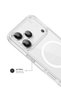 iPhone 17 Pro Max (Ic) Animated Magsafe Compatible Transparent Hard Mica Slim Fit Phone Case - 3