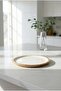 Mango Tree Serving Plate & Presentation Plate 25 cm Cream - 3