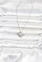 316L Steel Chain Silver Color Clover Model Women's Necklace - 2