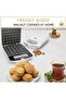Walnut Cookie Maker,1400W Double Side Heating, 36 PCS Non-Stick Electric Nut, Walnut, Cake & Biscuits Maker, Mini Nut Breakfast Machine, Baking Tool for Home Kitchen - 6