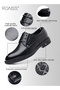 Formal Business Leather Shoes for Men High Fashion Textures Soft Sole Comfort Wedding Groom Shoes Me - 6