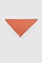 Organic Cotton Baby Triangle Scarf Orange - 3
