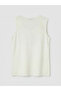 Lcw Everyday White Crew Neck Gathered Women's Knitwear Undershirt - 6