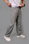 Men's Loose Fit Pique Fabric Wide Leg Sweatpants