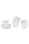 12 Piece Opalware Cup and Saucer Set- DC3401 - 5