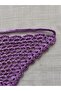 Seamless Hand Knitted Lilac Color Bandana - 5