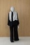 Premium Quality Tencel Fabric Suit with Flower Brooch Detail and Pants - 8