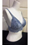 Women's Non-Padded Drawstring Soft Bralet Bra-Grey - 2