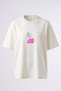 Fight Club Tyler Design Back Printed Cotton White Oversize T-Shirt