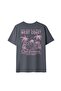 Oversize Palmiye Surf Printed 100% Cotton Crew Neck T-Shirt - 4
