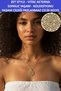 Zet Style – Vitae Aeterna |   Eternal Life Collection - Flower of Life Stainless Steel Necklace – Bohemian Necklace, Stylish and Mystical Design - 4
