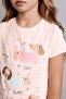 Regular Fit 2-Piece Light Pink Pajama Set for Girls H0150A826Sp - 4
