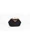 Handmade Evening Dress Classic Knitted Hand Shoulder Bag Stylish Metallic Rope Metal Burs - 2