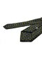 Green Yellow Motif Pattern Classic Tie with Handkerchief Kk13759 - 5