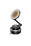 Cat-Cot Magnetic Wireless Charging Car Phone Mount | Vacuum Suction Cup Dashboard & Windshield Holder | Multi-Directional Folding Aluminum Stand for iPhone MagSafe & Android – Black