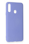Shopilke Galaxy A20S Case Nano Inside Velvet Silicone (134315) - Lilac - 3