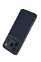 Shopilke Honor 600 Pro Auto Focus Carbon Cover (134301) - Navy Blue - 3