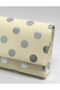 Women's Polka Dot Beige Silver Evening Dress Clutch Chain Strap Hand and Shoulder Wedding Engagement Evening Bag - 3