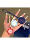 Blue Octagonal Designer Pocket Watch – Blue Dial, Fashion Pendant Hanging Watch with Leather Strap - 7
