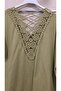 Italian Linen Blouse with Lace Detail on the Back - 3