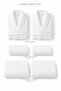 6 Piece Double Family Bathrobe Towel Set Aurea - 8