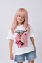Manifest Lidya Wig Set Printed T-Shirt + Lidya Hair Wig + Face Stone 3-Piece Set Party Concert Birthday - 3