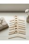 Set of 6 Wooden Baby Clothes Hangers - Children's Hangers for Wardrobe - 2