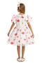 Girl's Evening Dress Rose Embroidery Organza Watermelon Sleeve Princess Dress - Birthday, Party, Wedding, Graduation (3, 4, 5, 6, 7 Years) 35239Pr - 6