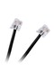 Black 2m Telephone Extension Cable